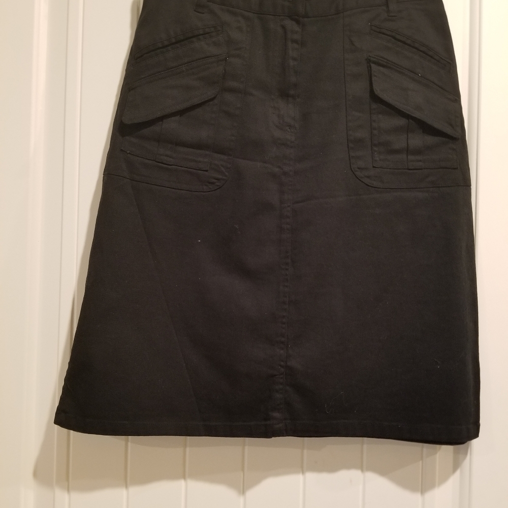 Black Jean Skirt - Picture 2 of 4